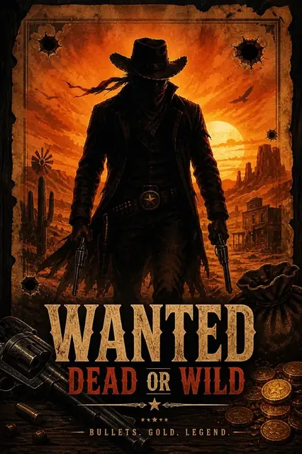 Wanted Dead or a Wild slot at 888casino